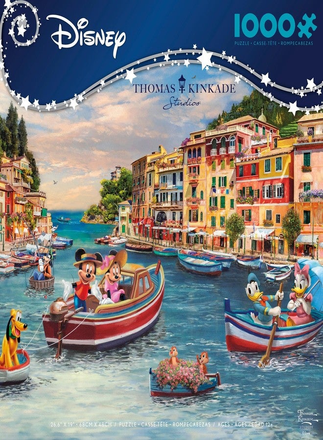 سيكو سياكو - توماس كينكيد - ديزني - ميكي وميني في إيطاليا - أحجية الصور المقطوعة 1000 قطعة - Image 2